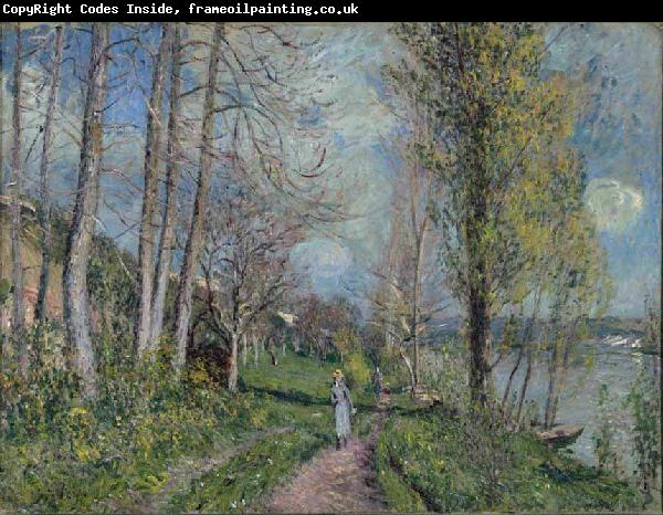 Alfred Sisley Banks of the Seine at By